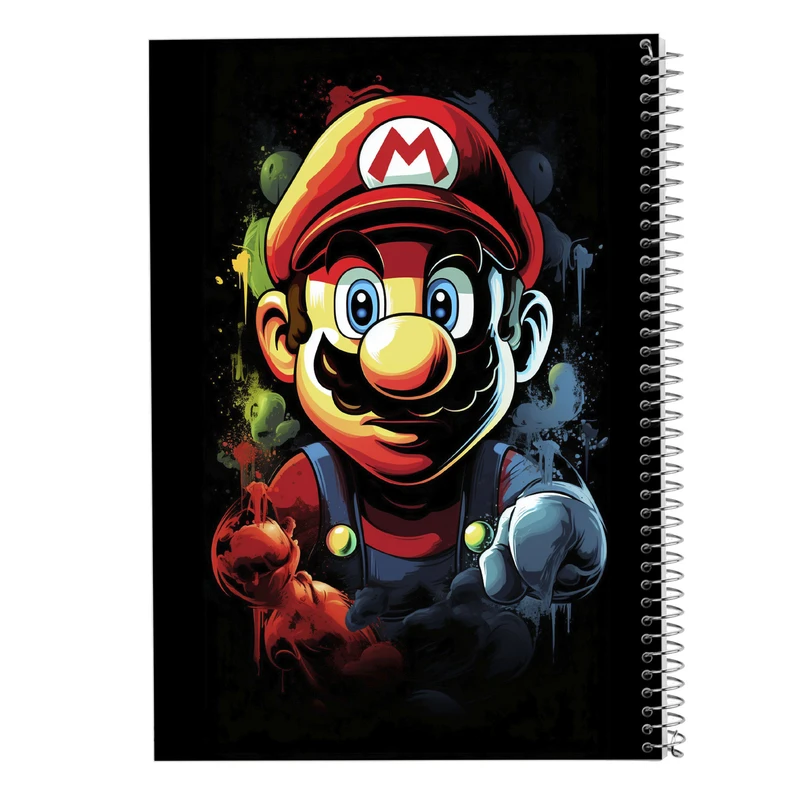 دفتر لیست خرید 50 برگ مدوپد مدل سوپرماریو super mario کد DF2945