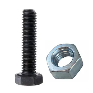 پیچ و مهره مدل فولادی کد BPM-6-80 مجموعه 30 عددی