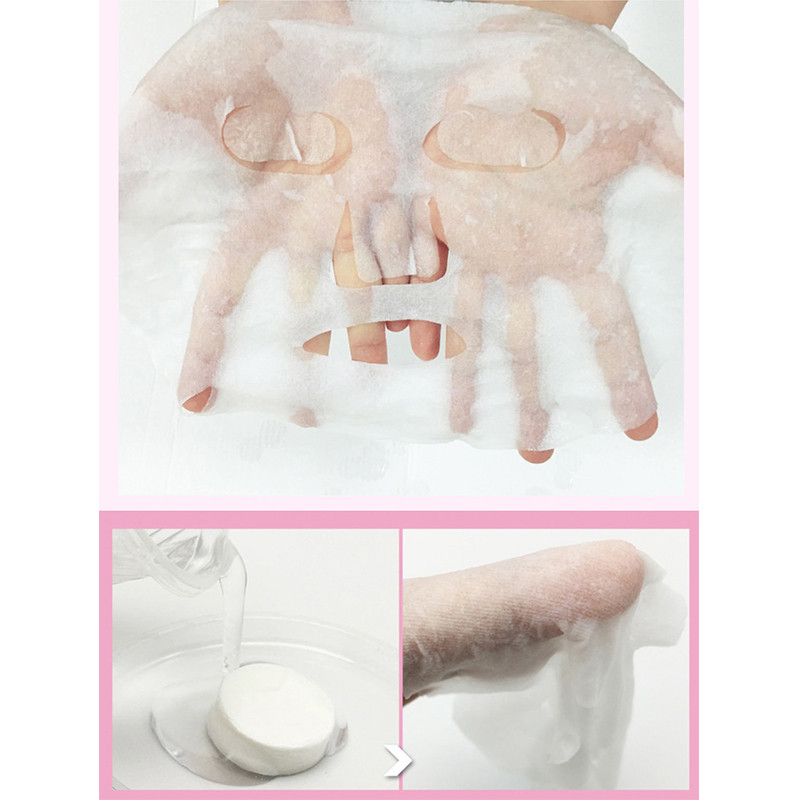 قرص ماسک ورقه ای صورت بایو آکوا مدل F01 بسته 50 عددی