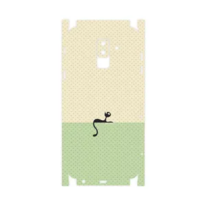 MAHOOT Minimal Internet Cat Icon-FullSkin Cover Sticker for Samsung Galaxy A6 Plus 2018