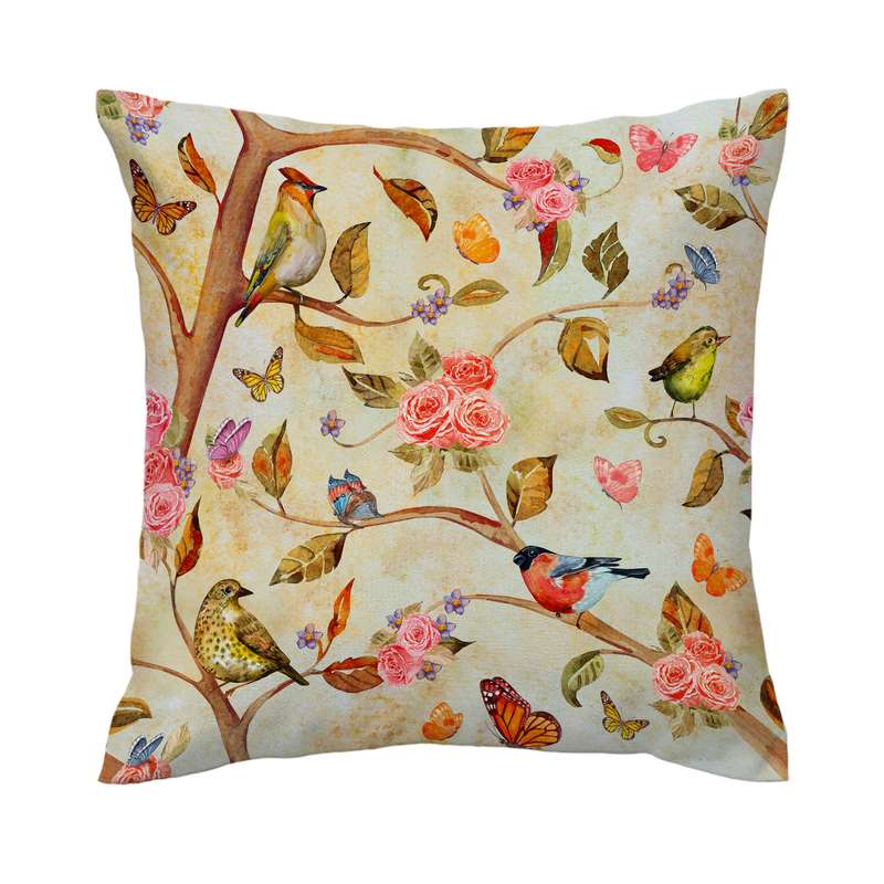 کاور کوسن مدل پرنده ها کد 4319 کاور کوسن مدل پرنده ها کد 4319