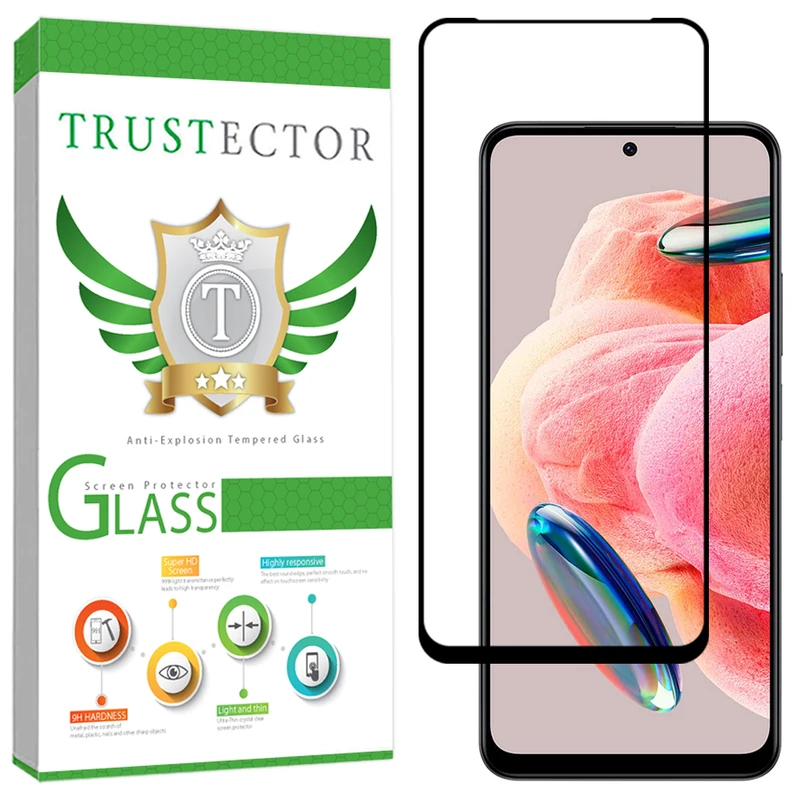 محافظ صفحه نمایش سرامیک شفاف تراستکتور مدل CERT30 مناسب برای گوشی موبایل شیائومی Redmi Note 12 4G / Note 12 5G / Poco X5 / اوپو C67 5G