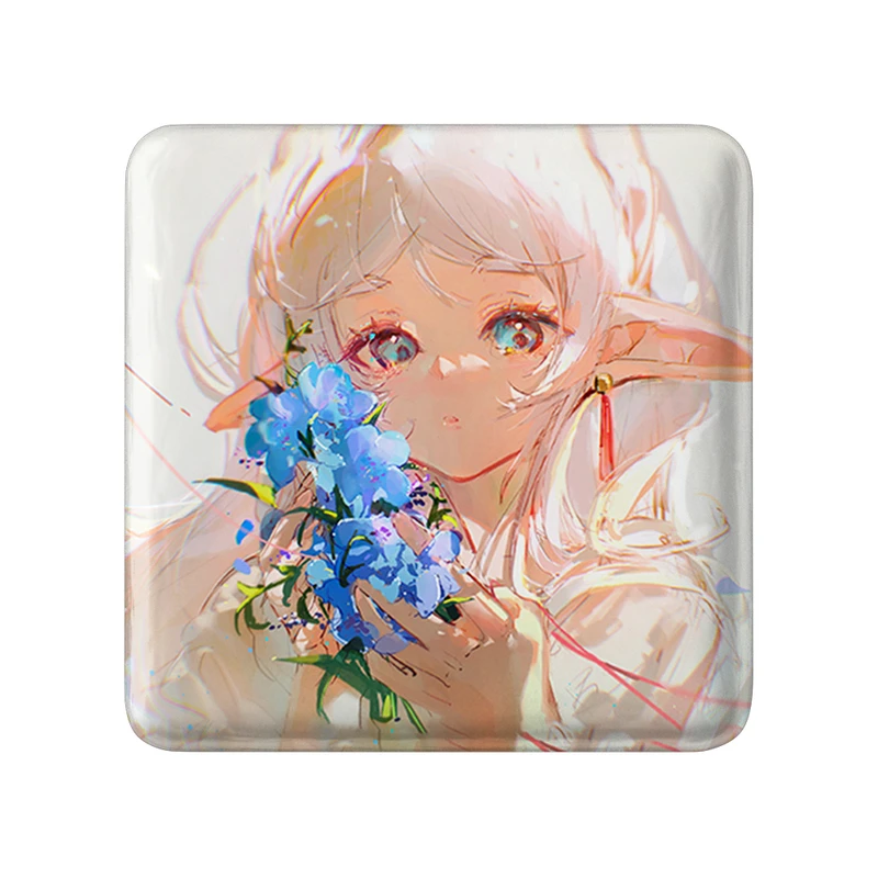 پیکسل خندالو طرح انیمه فریرن (Frieren) مدل مربعی کد 33956