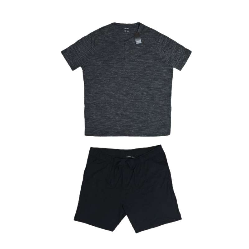 ست تی شرت و شلوارک مردانه لیورجی مدل IAN 342095 - 2004