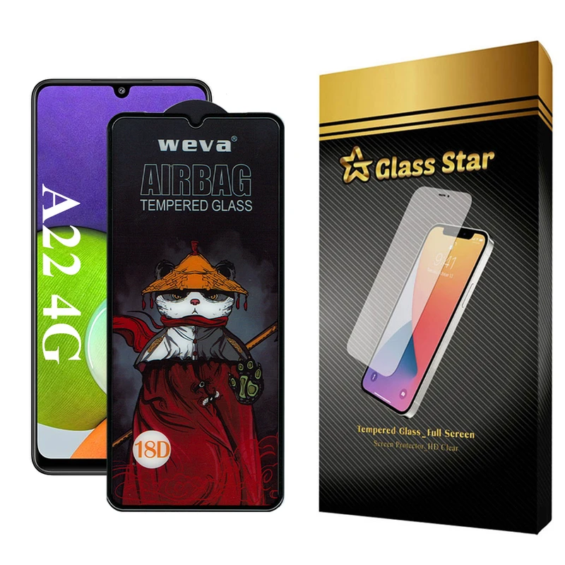محافظ صفحه نمایش گلس استار مدل AIRGA مناسب برای گوشی موبایل سامسونگ Galaxy A22 4G
