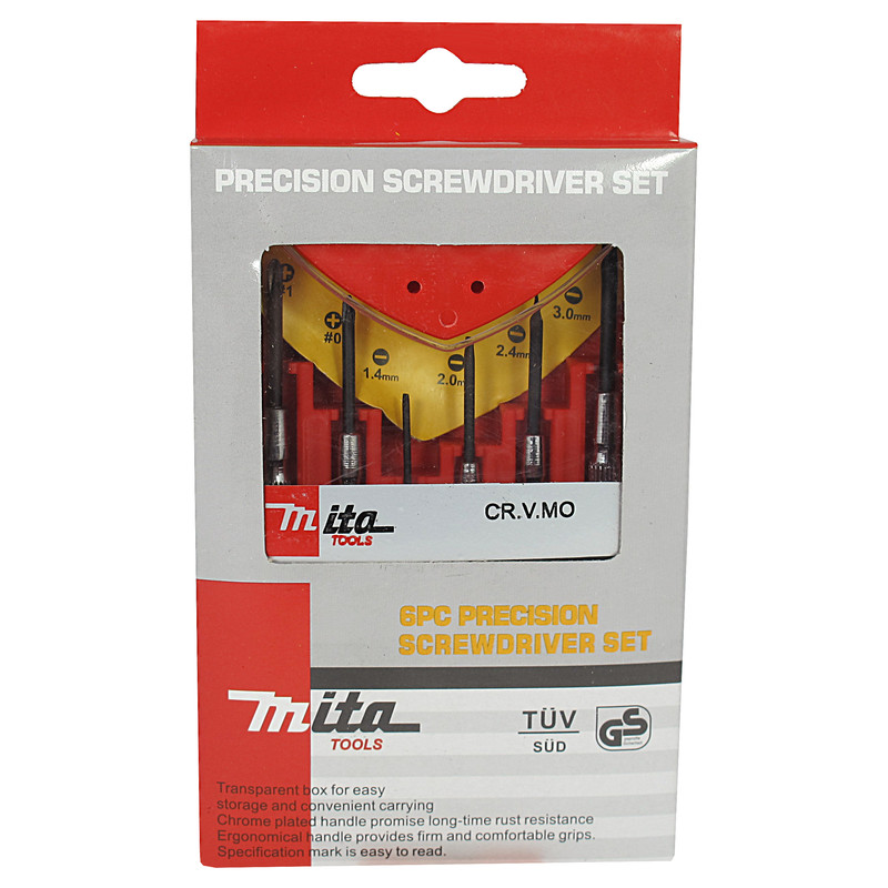 مجموعه 6 عددي پيچ گوشتي ساعتي ميتاتولز مدل PA 1811