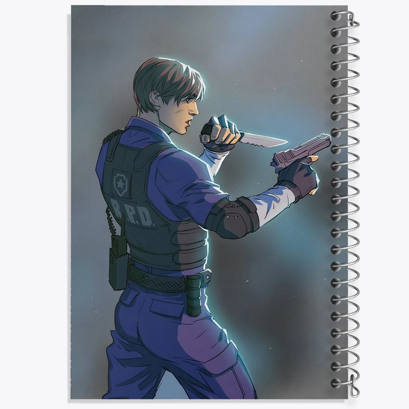 دفتر ژورنال نویسی 50 برگ خندالو مدل نقطه ای طرح بازی رزیدنت اویل (Resident Evil) کد 31658