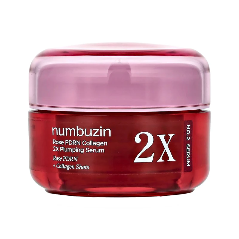 سرم ضد‌حساسیت، تقویت‌کننده نامبوزین مدل Rose Pdrn Collagen 2x Plumping مناسب برای انواع پوست حجم 30 میلی‌لیتر