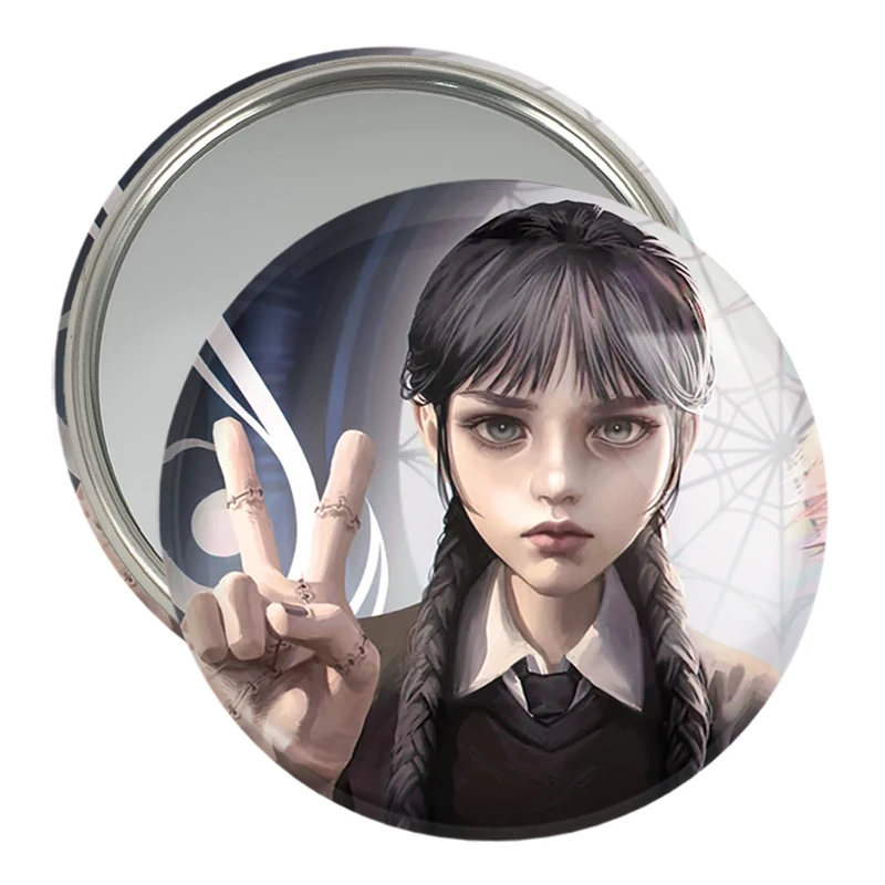 آینه جیبی خندالو مدل سریال ونزدی Wednesday کد 25183