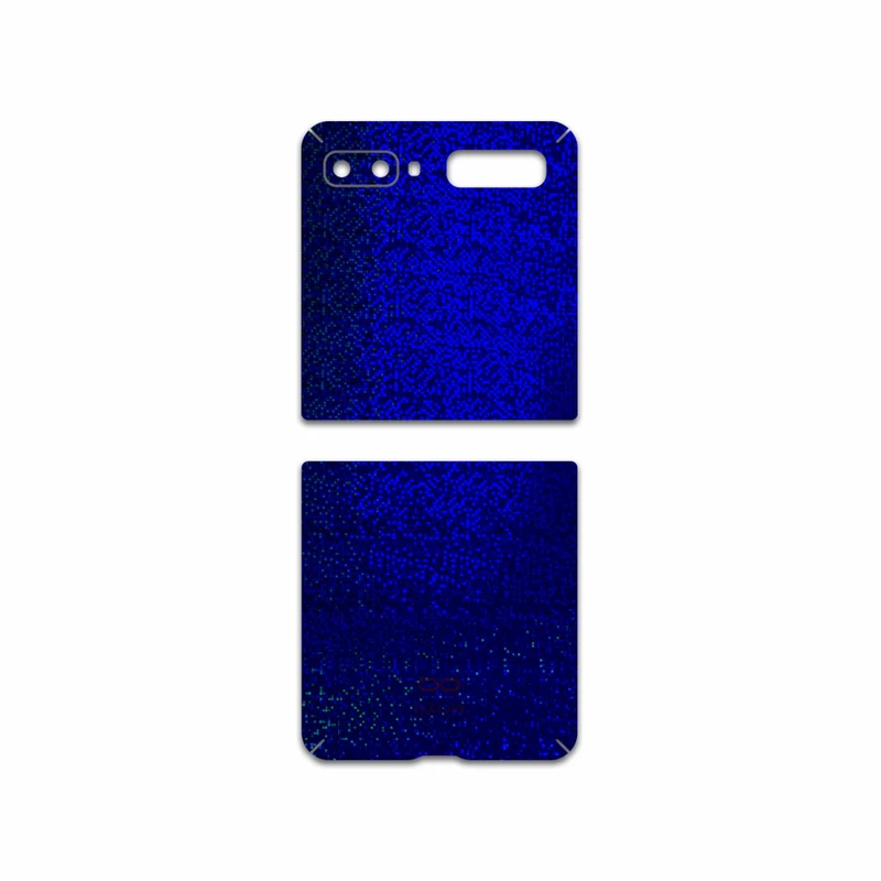 برچسب پوششی ماهوت مدل Blue-Holographic مناسب برای گوشی موبایل سامسونگ Galaxy Z Flip