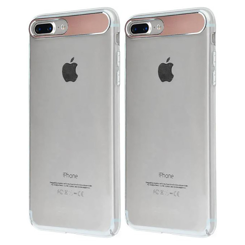 کاور یوسمز مدل ClearSeries مناسب برای گوشی موبایل اپل iPhone 7Plus/8Plus بسته دو عددی