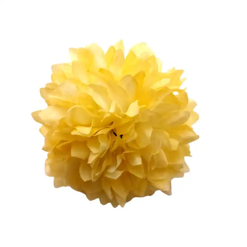 گل مصنوعی مدل سر گل داوودی بسته پنج عددی