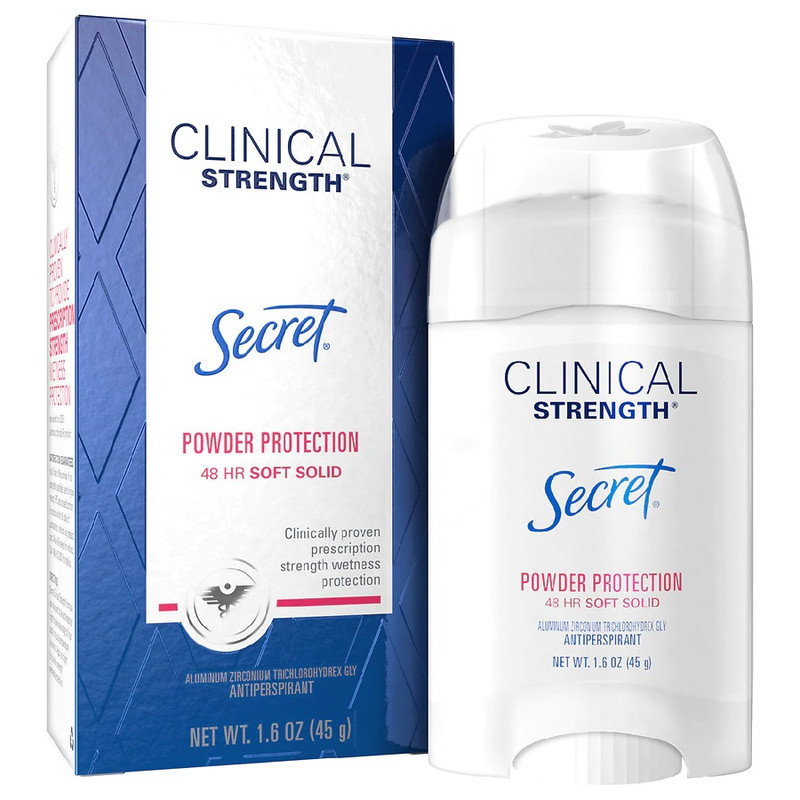 استیک ضد تعریق زنانه سکرت مدل CLINICAL POWDER PROTECTION وزن 45 گرم