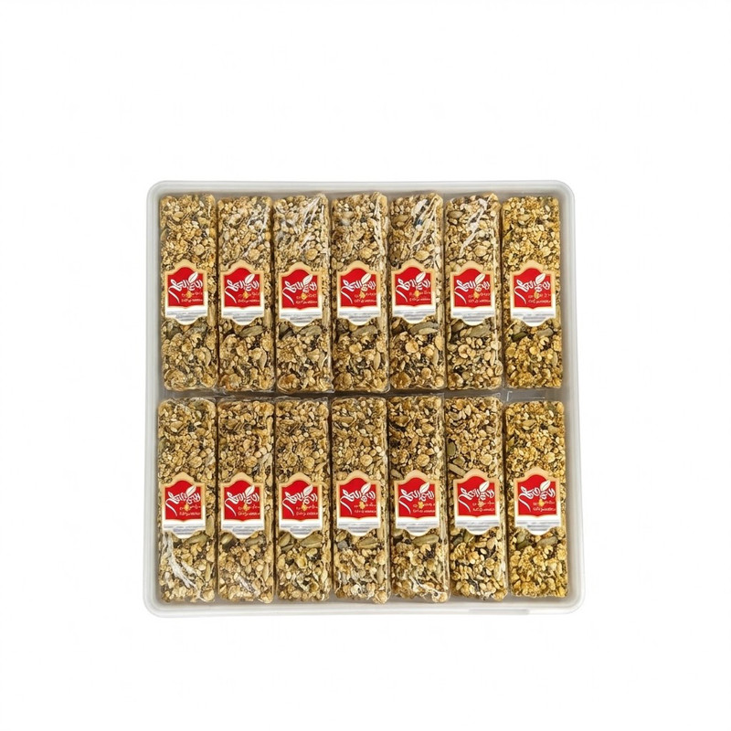 پروتئین بار سمسم - 30 گرم بسته 20 عددی
