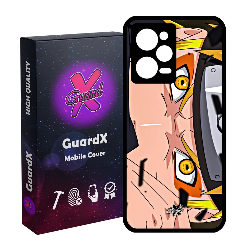 کاور گارد ایکس طرح ناروتو انیمه مدل Glass10471 مناسب برای گوشی موبایل شیائومی Redmi Note 12 Pro 5G/Poco X5 Pro 5G/Note 12 Pro Pro speed