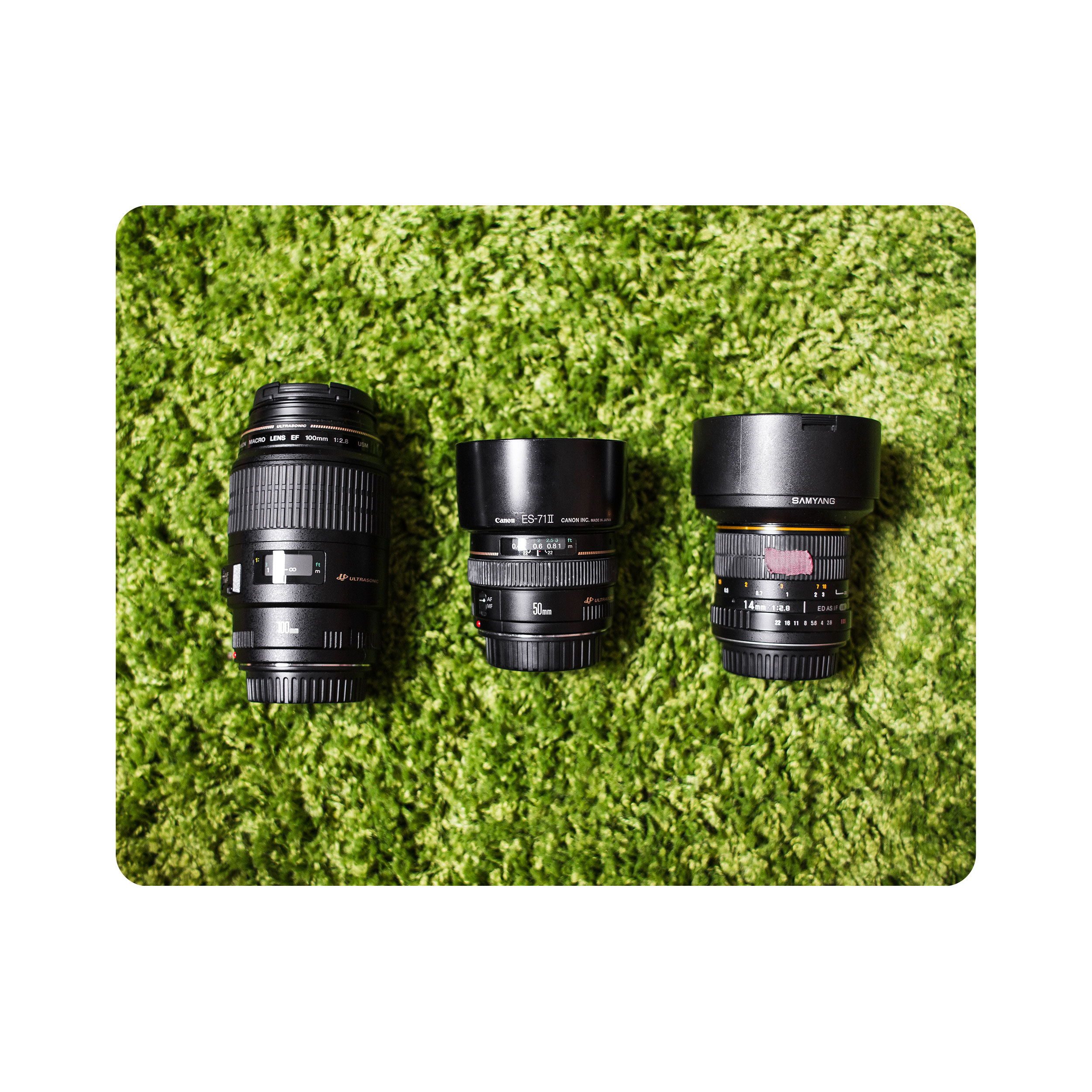 ماوس پد اطلس آبی طرح لنز دوربین عکاسی مدل T1846