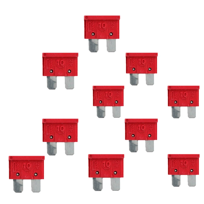 فیوز خودرو 10 آمپر مدل M10 بسته 10 عددی