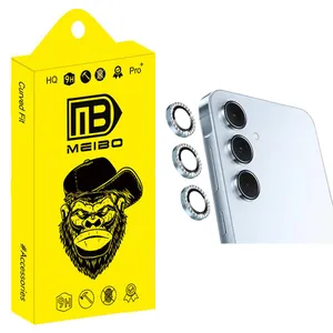 محافظ لنز دوربین رینگی نگین دار میبو مدل Diamond Ring مناسب برای گوشی موبایل سامسونگ Galaxy A35 / A55 / A06 / S24 FE / IP 14 / IP 15