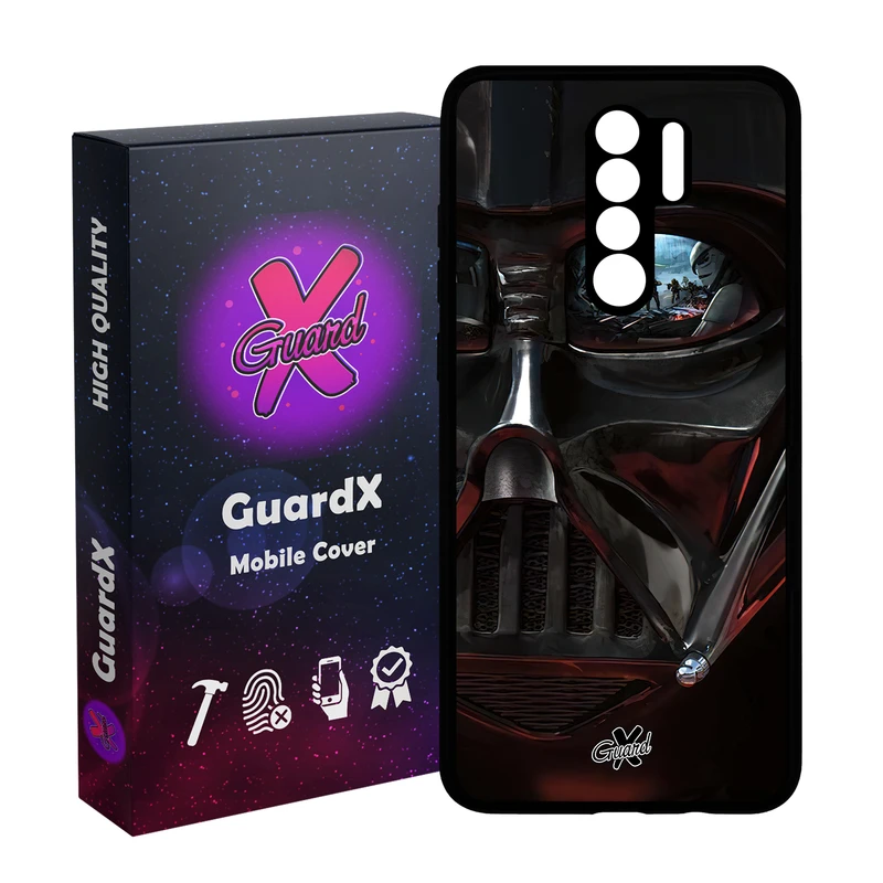 کاور گارد ایکس طرح جنگ ستارگان مدل Glass10480 مناسب برای گوشی موبایل شیائومی Redmi 9/Redmi 9 Prime/Poco M2
