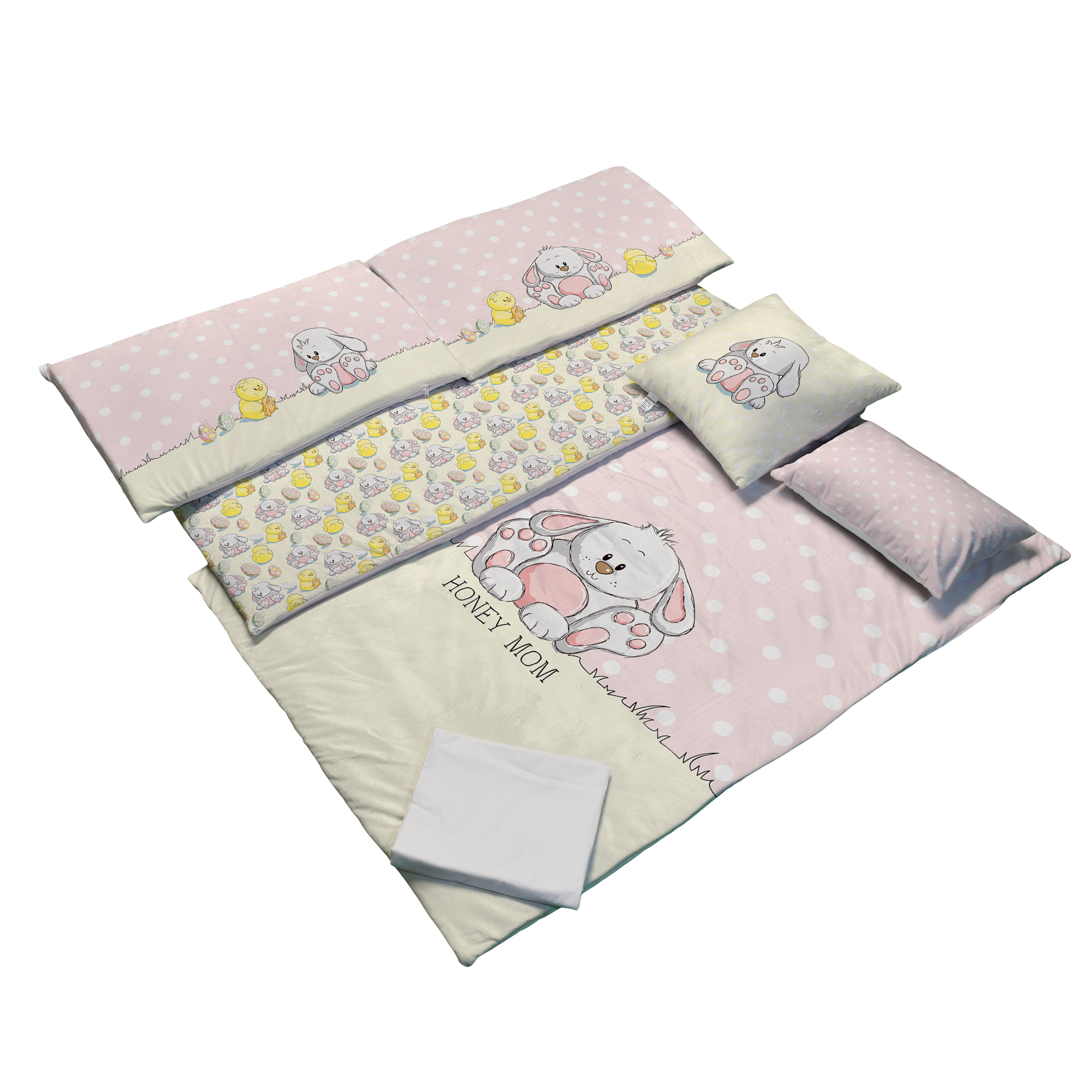 سرویس خواب 7 تکه کودک مدل خرگوش HN5