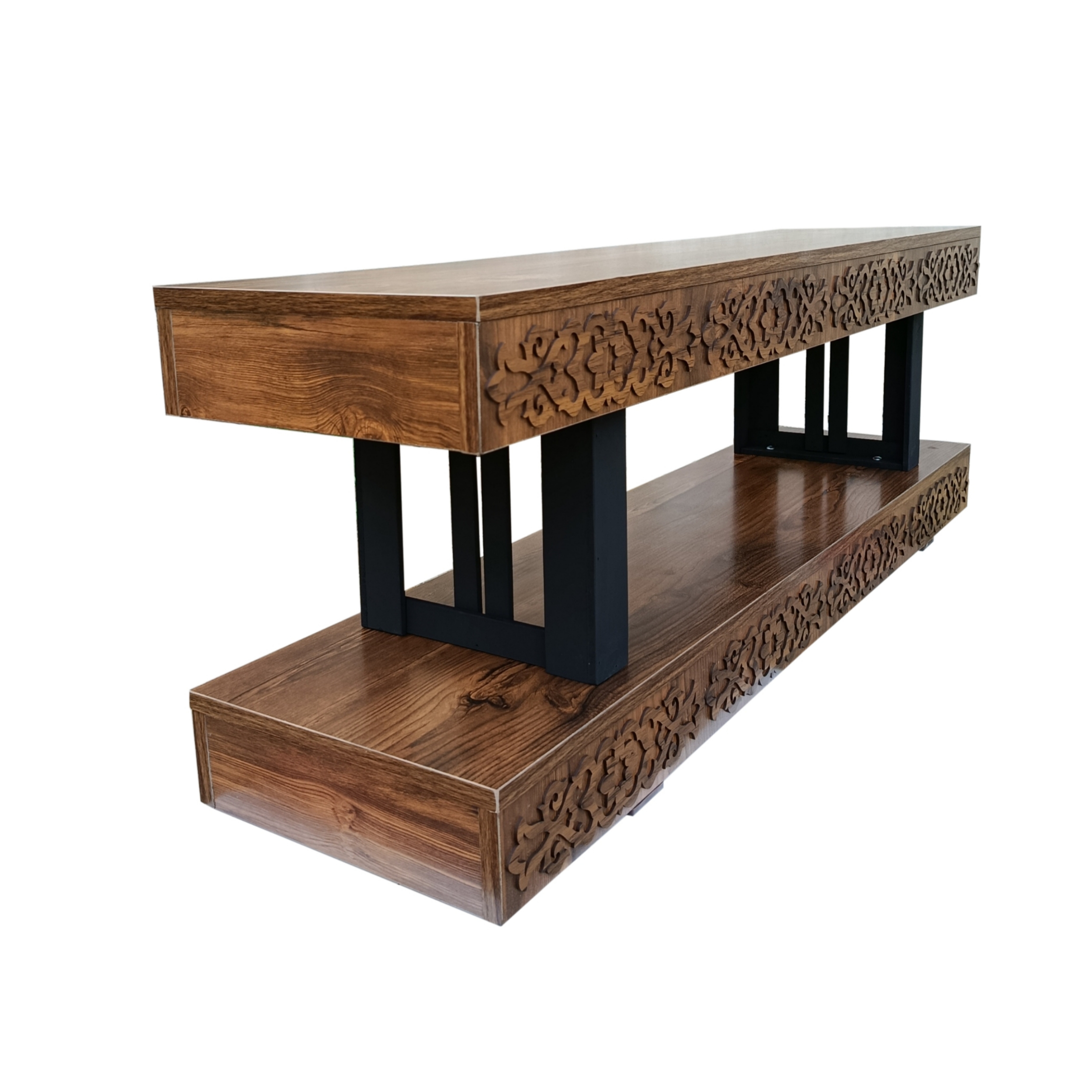 میز تلویزیون مدل ترنج 1404 مناسب برای تلویزیون تا 52 اینچ