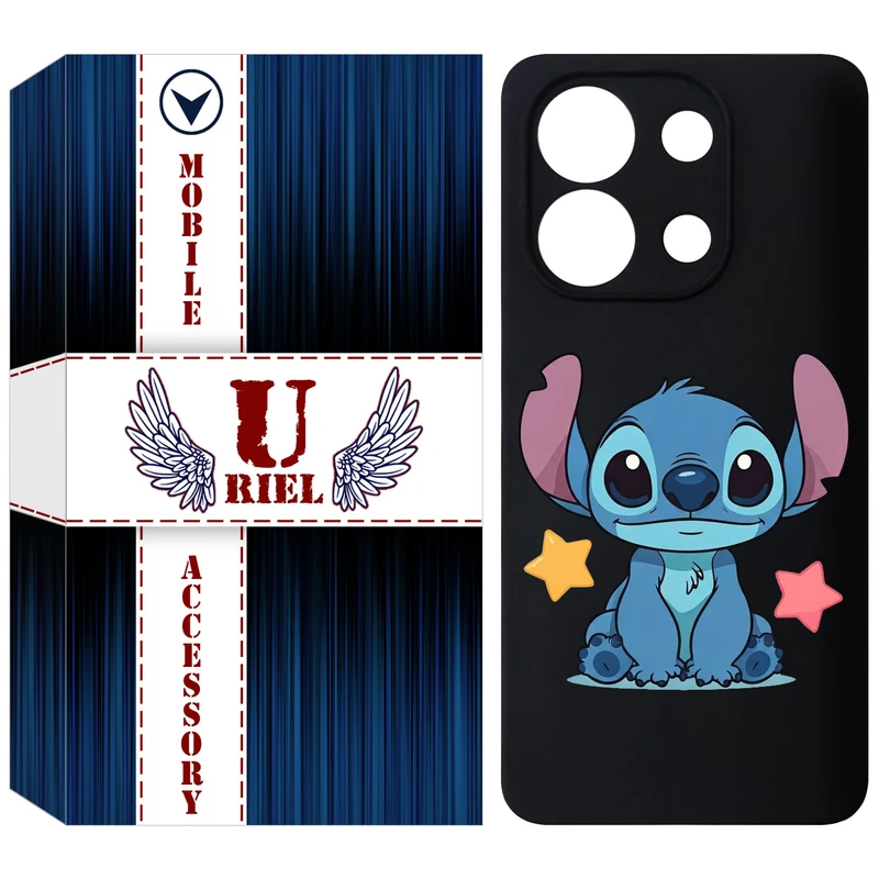 کاور یوریل قاب مدل KSH کد 70 طرح استیچ مناسب برای گوشی موبایل شیائومی Redmi Note 13 4G