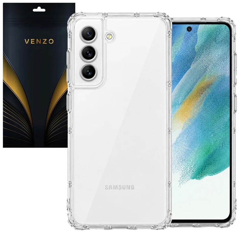 کاور ونزو مدل Crystal مناسب برای گوشی موبایل سامسونگ Galaxy S21 FE