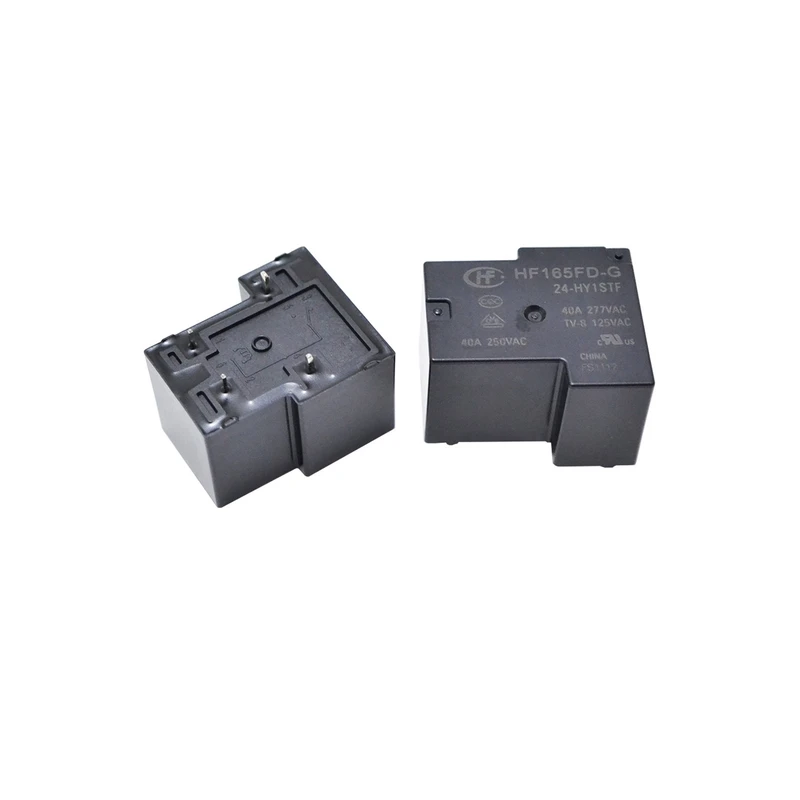 رله کولری 24 ولت و 40 آمپر هونگفا مدل HF165FD-G/24-HY1STF بسته 2 عددی