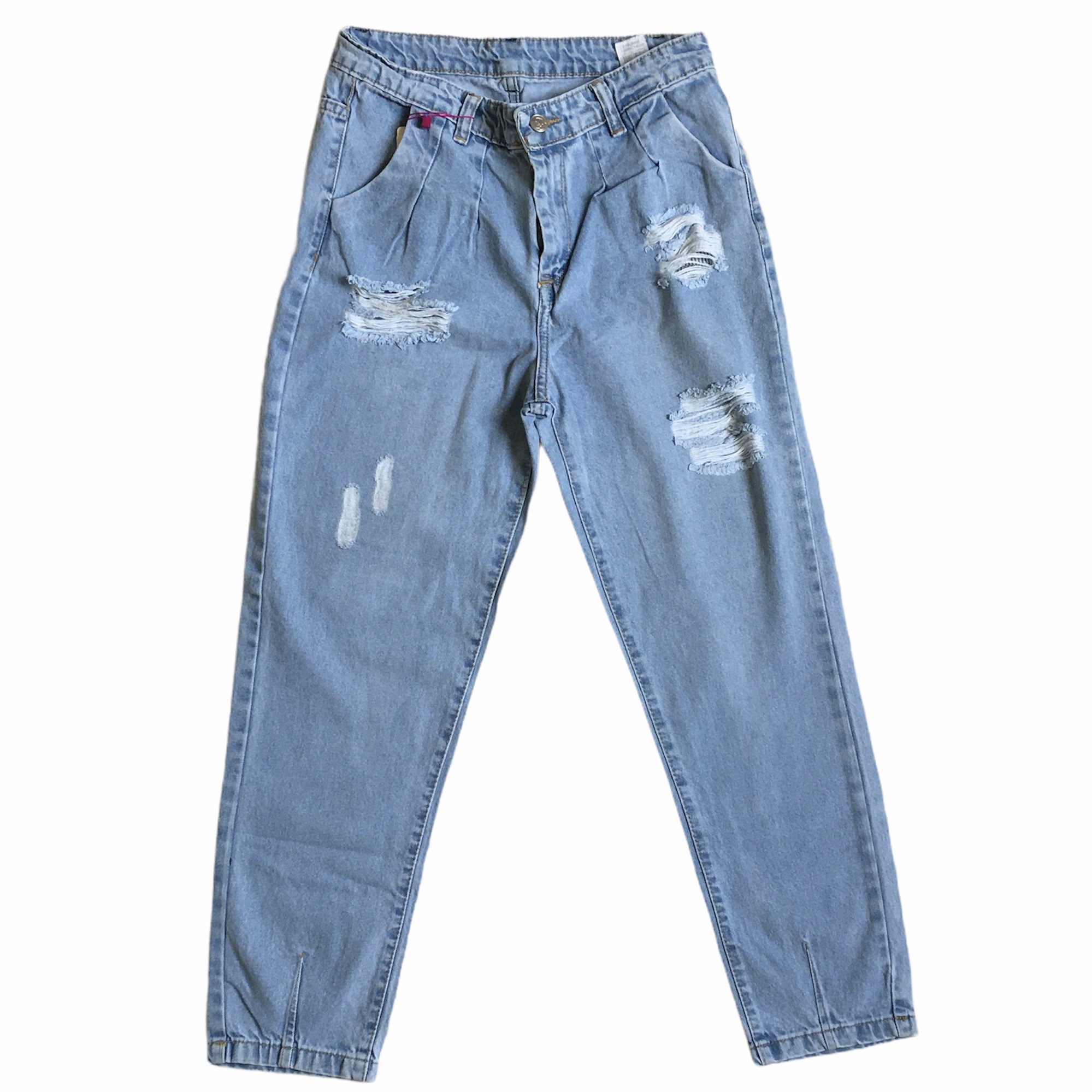 شلوار جین زنانه مدل مام فیت