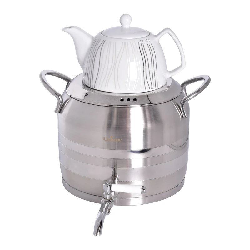  ست کتری و قوری یونیک کد 7295 گنجایش کتری 5 لیتر گنجایش قوری 1 لیتر