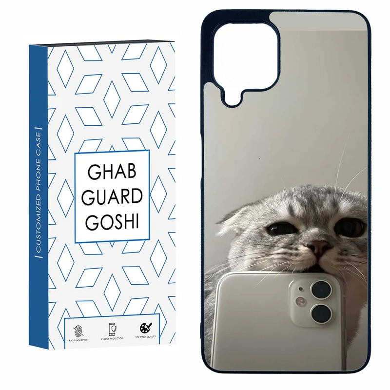 کاور قاب گارد گوشی طرح گربه سلفی کد TPU-206 مناسب برای گوشی موبایل سامسونگ  GALAXY A22 4G / M32 4G