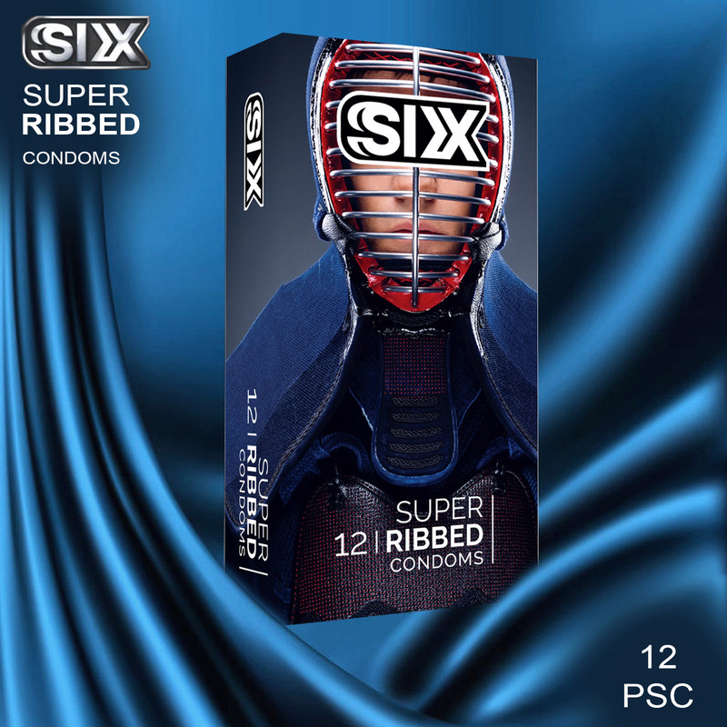 کاندوم سیکس مدل SUPERRIBBED12 مجموعه 12 عددی کاندوم سیکس مدل SUPERRIBBED12 مجموعه 12 عددی