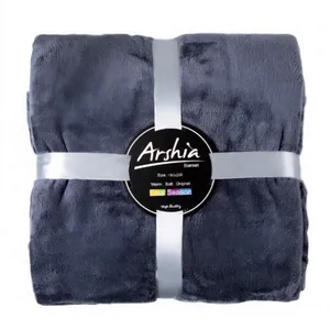 پتو دو نفره ارشیا مدل ساده سایز 180x220 سانتی‌متر