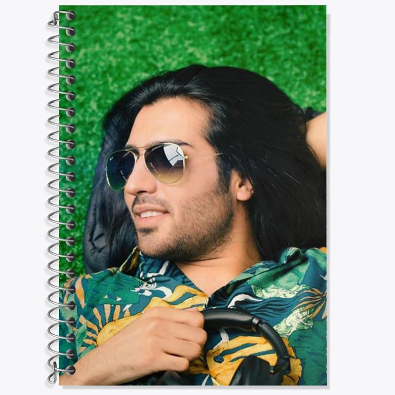 دفتر زبان 50 برگ خندالو مدل سه خط طرح رهام هادیان ماکان بند کد 27275