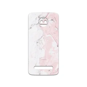 MAHOOT  Blanco-Pink-Marble Cover Sticker for motorola Moto Z2 Force