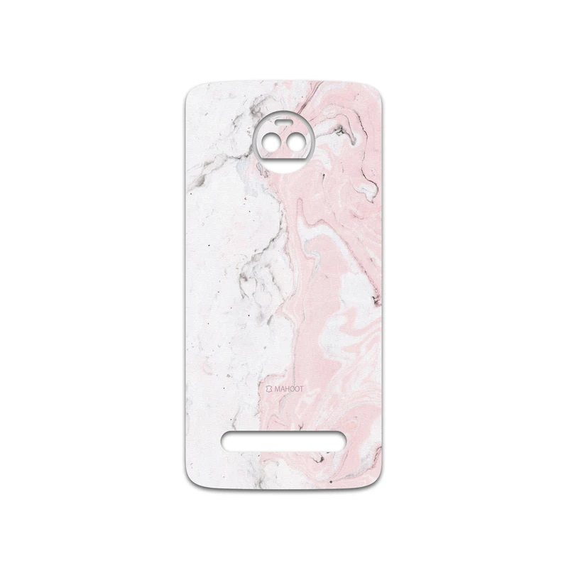 برچسب پوششی ماهوت مدل Blanco-Pink-Marble مناسب برای گوشی موبایل موتورولا Moto Z2 Force
