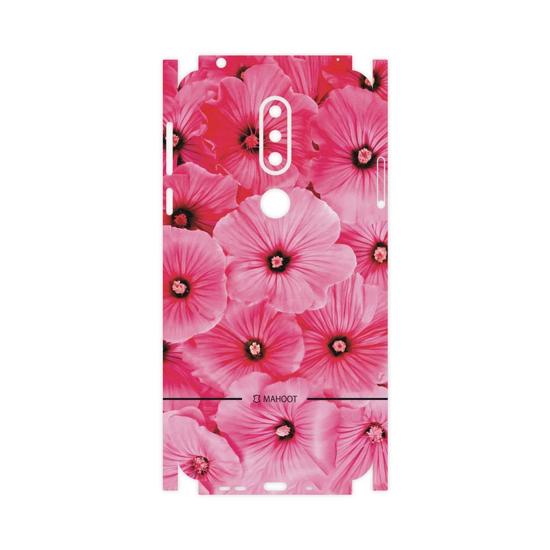 برچسب پوششی ماهوت مدل Pink-Flower-FullSkin مناسب برای گوشی موبایل نوکیا 7.1