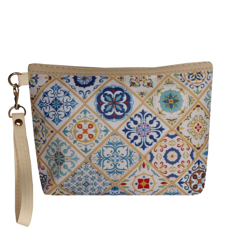 کیف لوازم آرایش زنانه مدل چرم بوستان کد 017