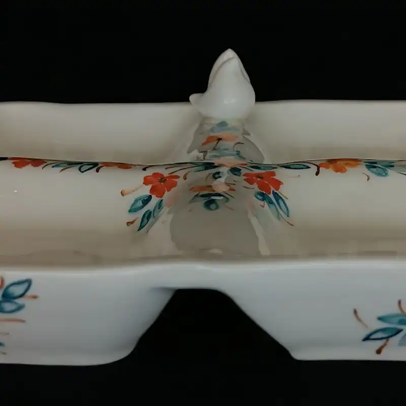 شیرینی خوری سرامیکی هیوا طرح چهارفصل پیچک کد 13083225