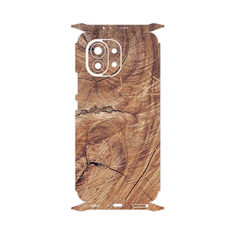 برچسب پوششی ماهوت مدل Wood Texture 5-FullSkin مناسب برای گوشی موبایل شیائومی Mi 11 5G