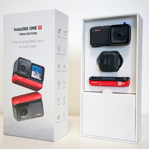 دوربین فیلم برداری ورزشی اینستا 360 مدل Insta360 TWIN EDITION به همراه لوازم جانبی