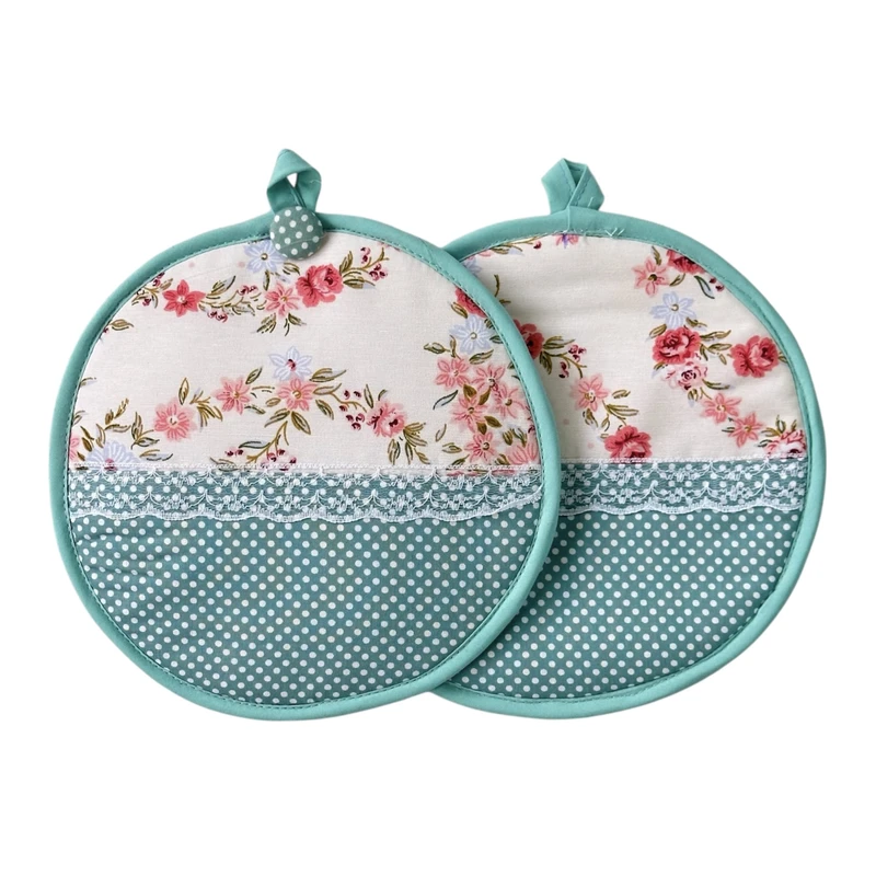 دستگیره آشپزخانه مدل گرد طرح رُز‌ کد‌ 15 مجموعه دو عددی