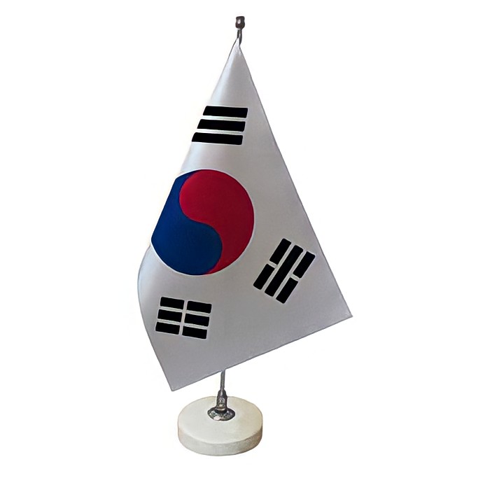 پرچم رومیزی طرح کره جنوبی کد 1305