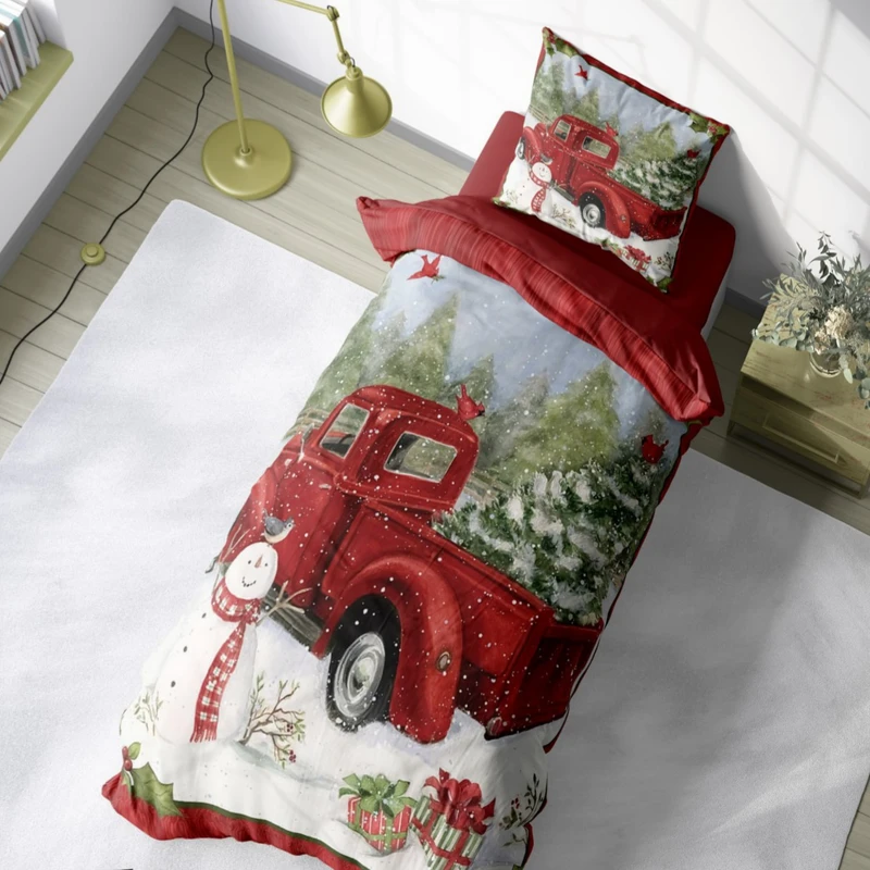 سرویس خواب 1 نفر 4 تکه مدل آدم برفی کد 856