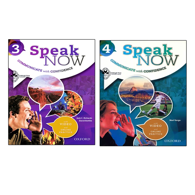 کتاب Speak Now اثر Jack C. Richards And David Bohlke انتشارات اشتیاق نور جلد 3 و 4