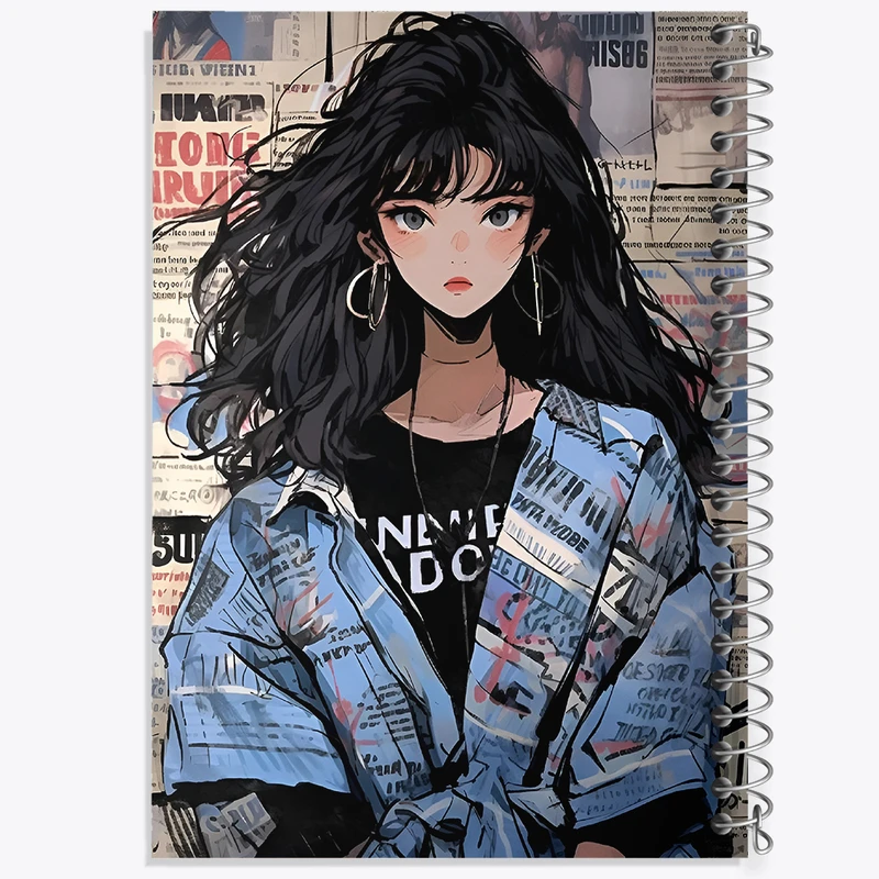 دفتر ژورنال نویسی 50 برگ خندالو مدل نقطه ای طرح دخترانه کد N3026