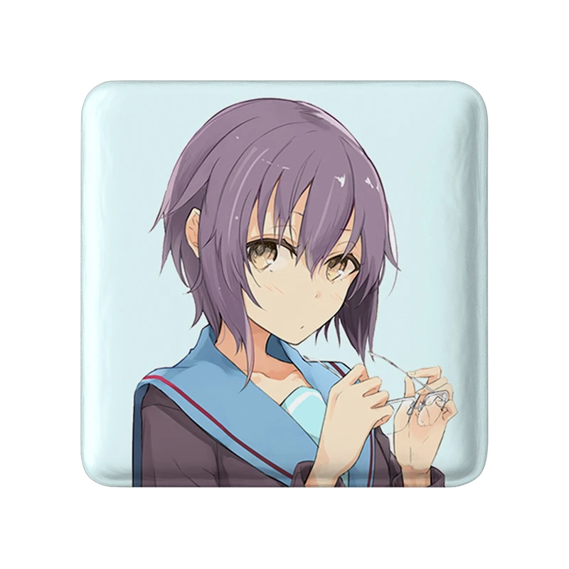 مگنت خندالو طرح یوکی انیمه ناپدید شدن هارومی سوزومیا The Disappearance of Haruhi Suzumiya  مدل مربعی کد 23163