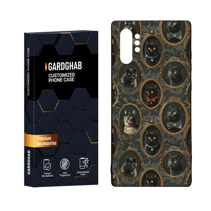 کاور گارد قاب مدل دور ژله ای پشت گلس فانتزی مناسب برای گوشی موبایل سامسونگ Galaxy Note 10 Plus