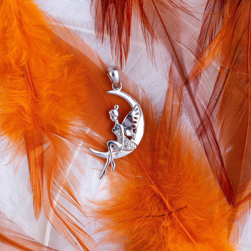 آویز گردنبند نقره زنانه آمیتیس مدل AVN_M020