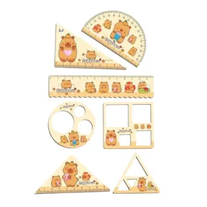 ست 7 تکه خط کش پارسام مدل کاپی بارا کد mn56